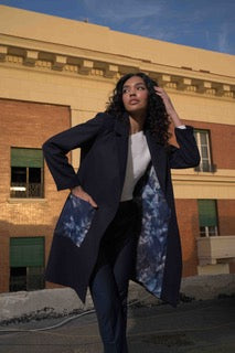 Navy Notch Coat